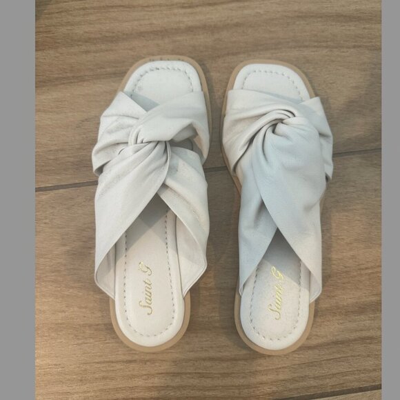 Saint G - Taylor Slip On Slides/ sandal, cream colored, size 7 - Picture 4 of 4